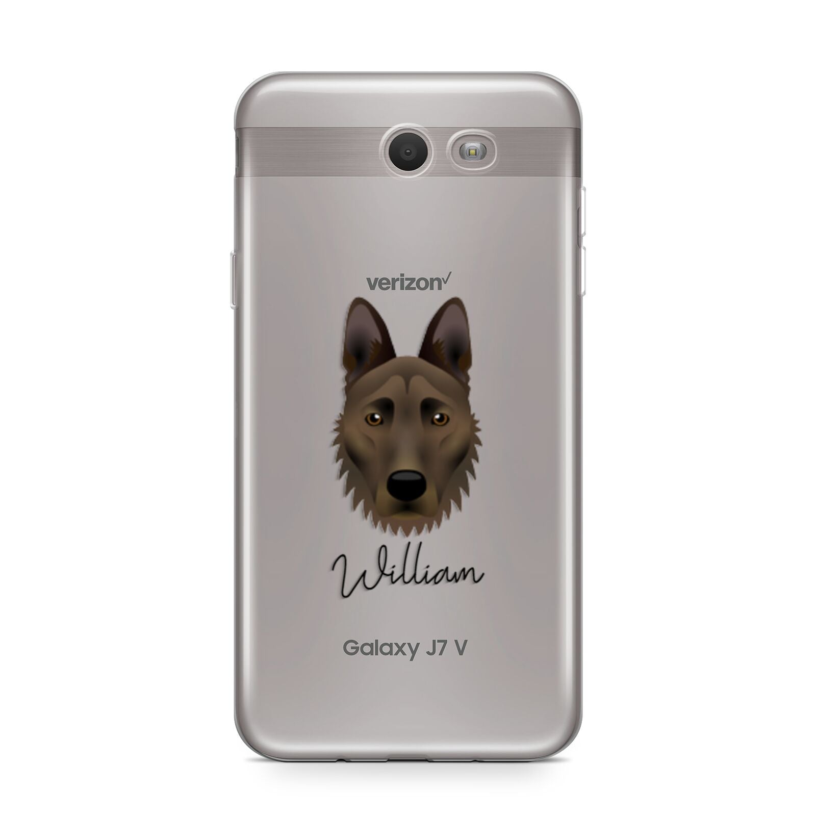 Dutch Shepherd Personalised Samsung Galaxy J7 2017 Case
