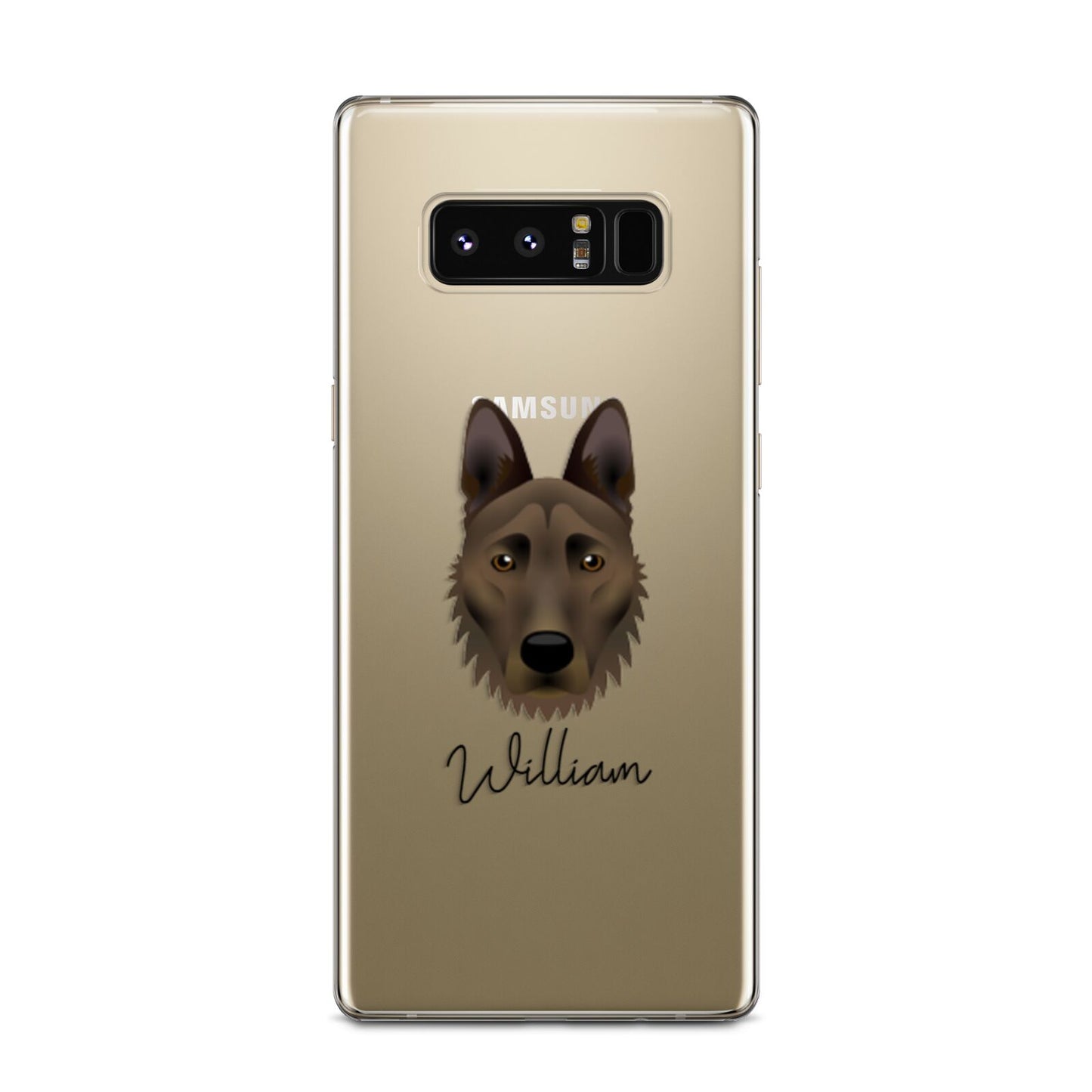 Dutch Shepherd Personalised Samsung Galaxy Note 8 Case