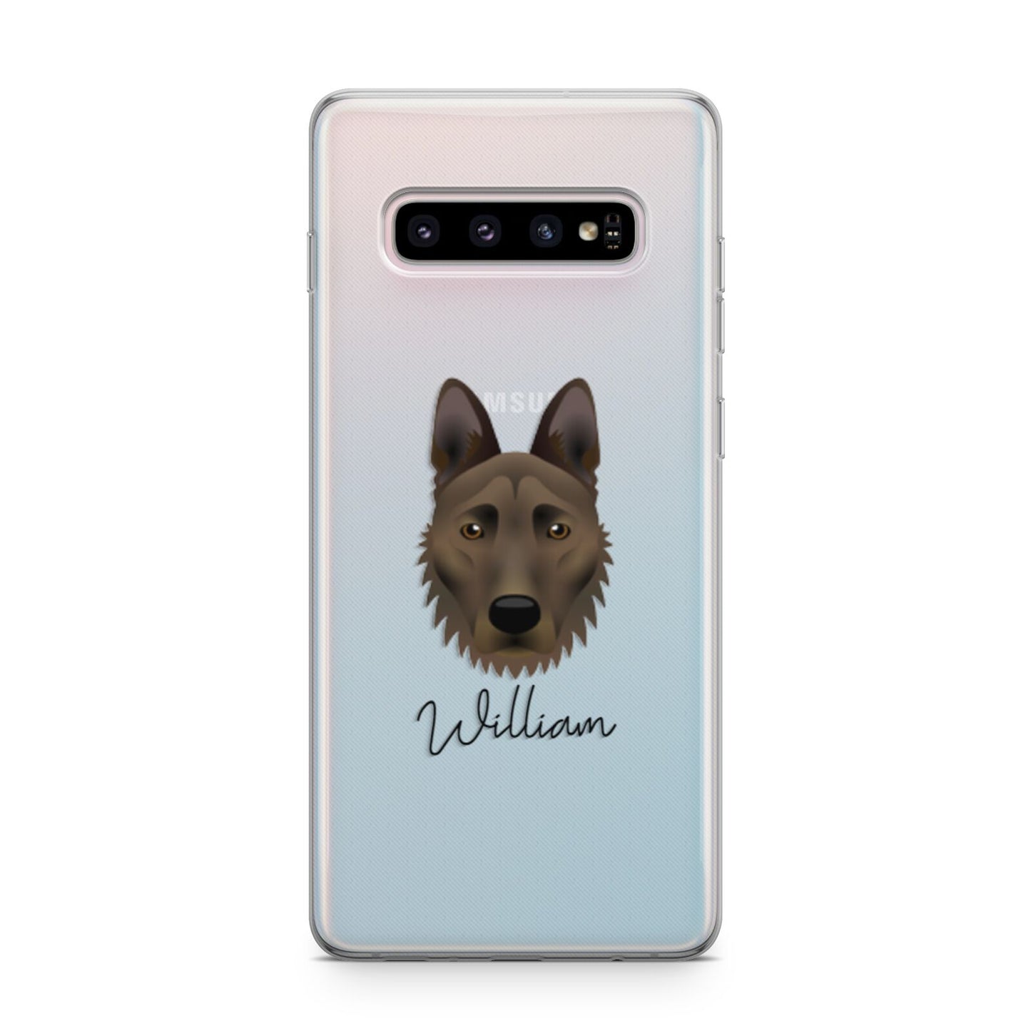 Dutch Shepherd Personalised Samsung Galaxy S10 Plus Case