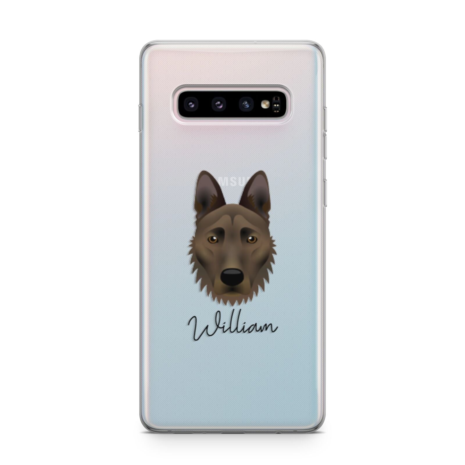 Dutch Shepherd Personalised Samsung Galaxy S10 Plus Case
