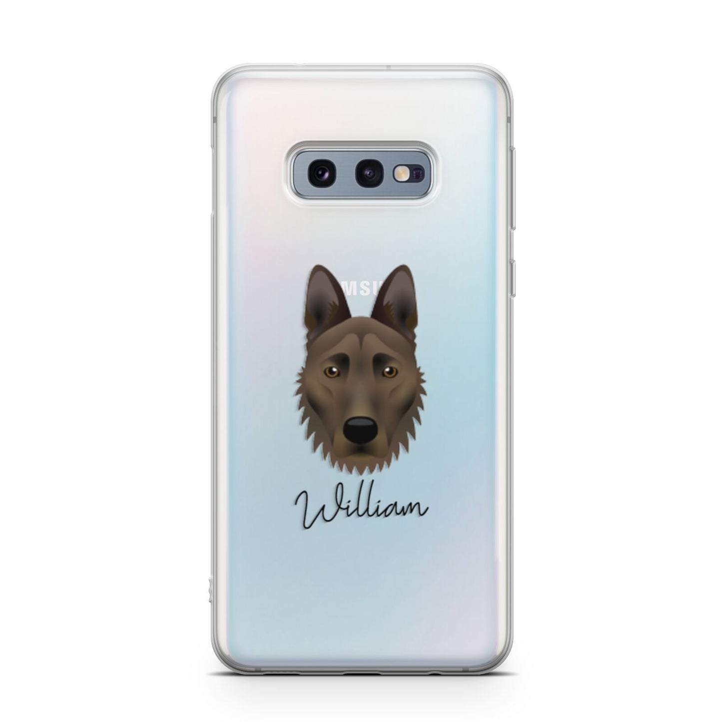 Dutch Shepherd Personalised Samsung Galaxy S10E Case