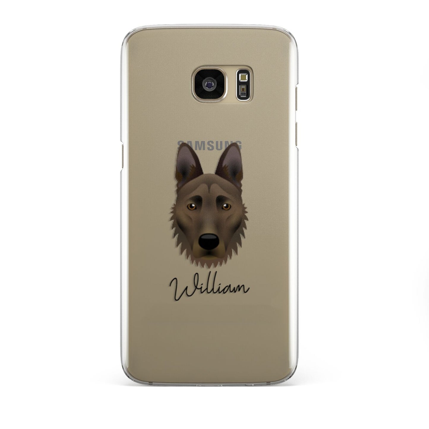 Dutch Shepherd Personalised Samsung Galaxy S7 Edge Case
