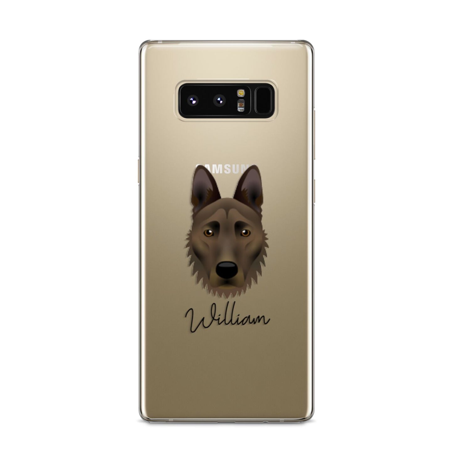 Dutch Shepherd Personalised Samsung Galaxy S8 Case