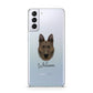 Dutch Shepherd Personalised Samsung S21 Plus Phone Case