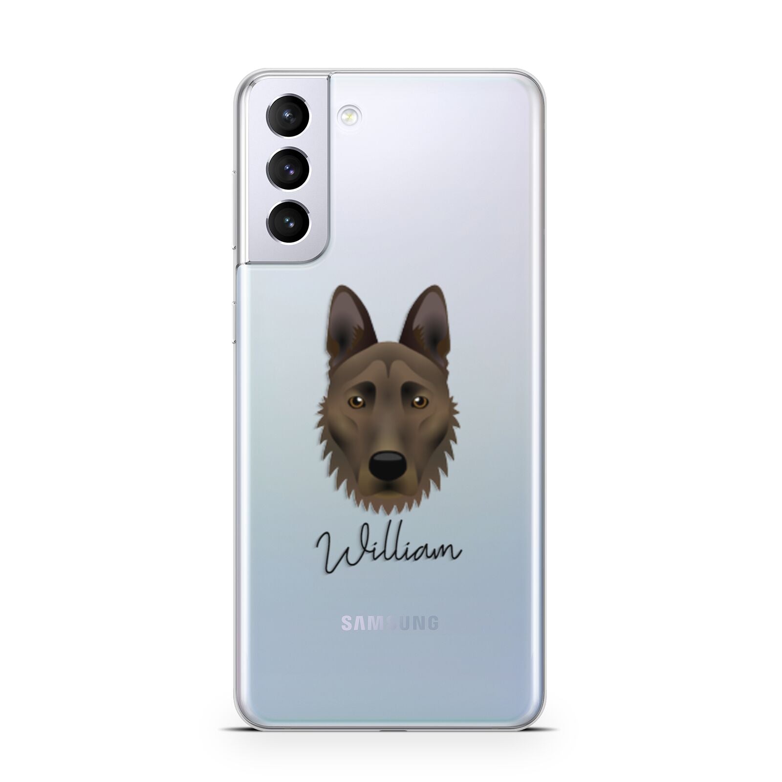 Dutch Shepherd Personalised Samsung S21 Plus Phone Case