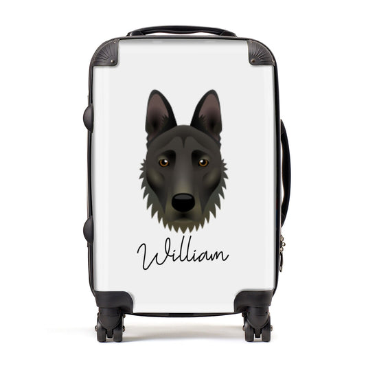 Dutch Shepherd Personalised Suitcase