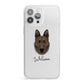Dutch Shepherd Personalised iPhone 13 Pro Max Clear Bumper Case