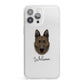 Dutch Shepherd Personalised iPhone 13 Pro Max Clear Bumper Case
