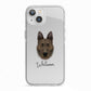Dutch Shepherd Personalised iPhone 13 TPU Impact Case with White Edges