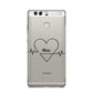 ECG Effect Heart Beats with Name Huawei P9 Case