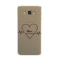 ECG Effect Heart Beats with Name Samsung Galaxy A8 Case