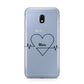 ECG Effect Heart Beats with Name Samsung Galaxy J3 2017 Case