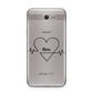 ECG Effect Heart Beats with Name Samsung Galaxy J7 2017 Case