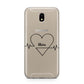 ECG Effect Heart Beats with Name Samsung J5 2017 Case