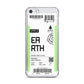Earth Boarding Pass Apple iPhone 5 Case