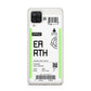 Earth Boarding Pass Samsung M12 Case