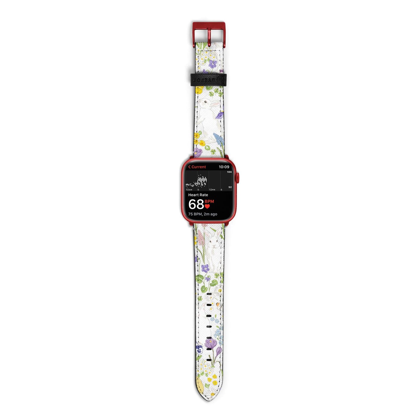 Easter Apple Watch Strap Size 38mm with Red Hardware