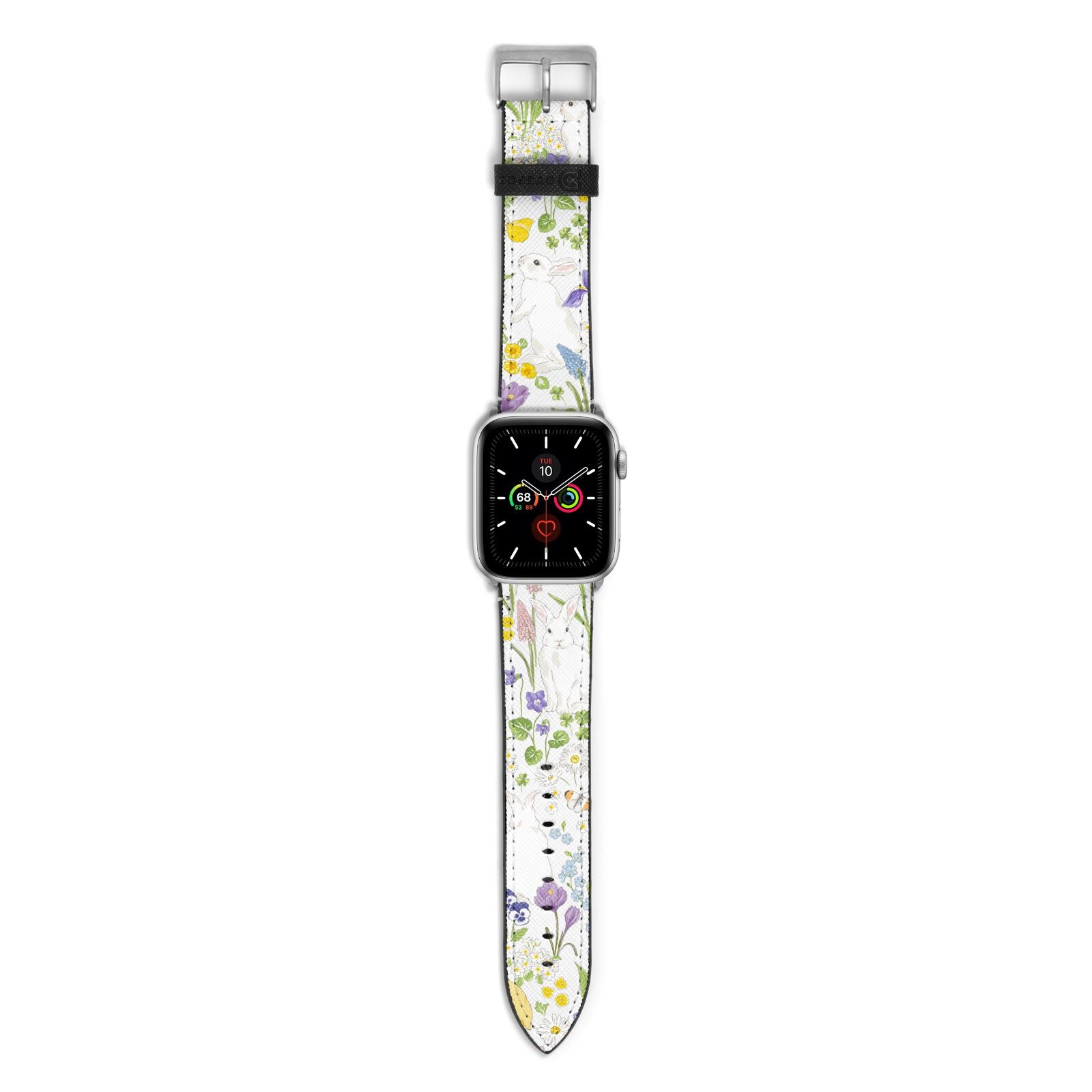 Easter Apple Watch Strap with Silver Hardware