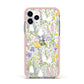 Easter Apple iPhone 11 Pro in Silver with Pink Impact Case