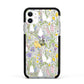 Easter Apple iPhone 11 in White with Black Impact Case