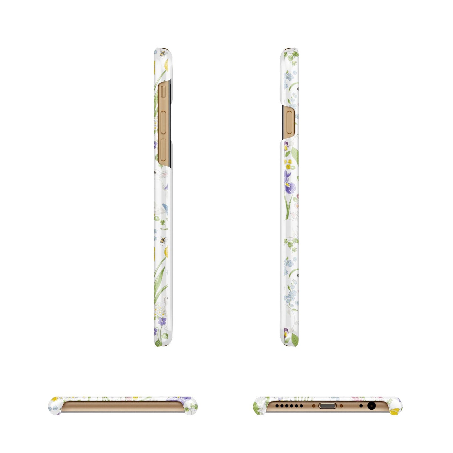 Easter Apple iPhone 6 3D Wrap Snap Case Angled Images