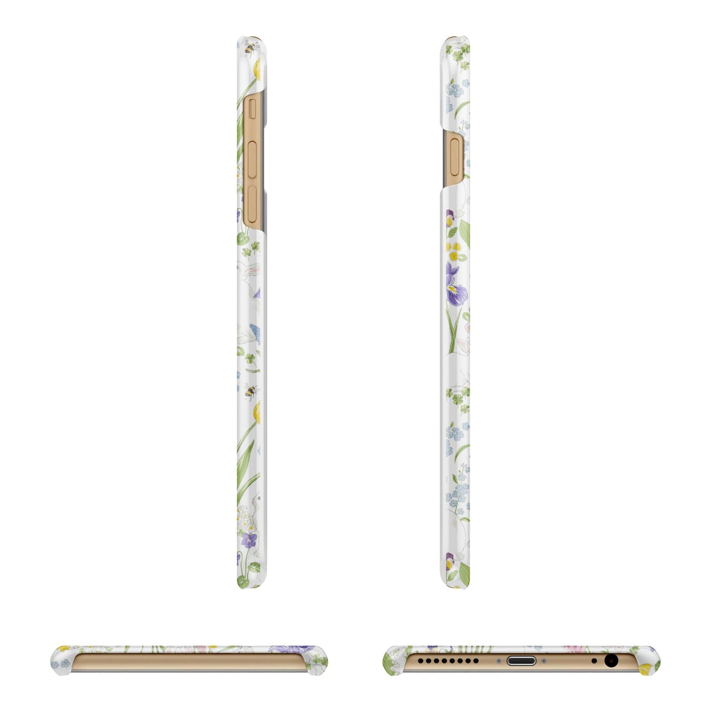 Easter Apple iPhone 6 Plus 3D Wrap Snap Case Angled Images