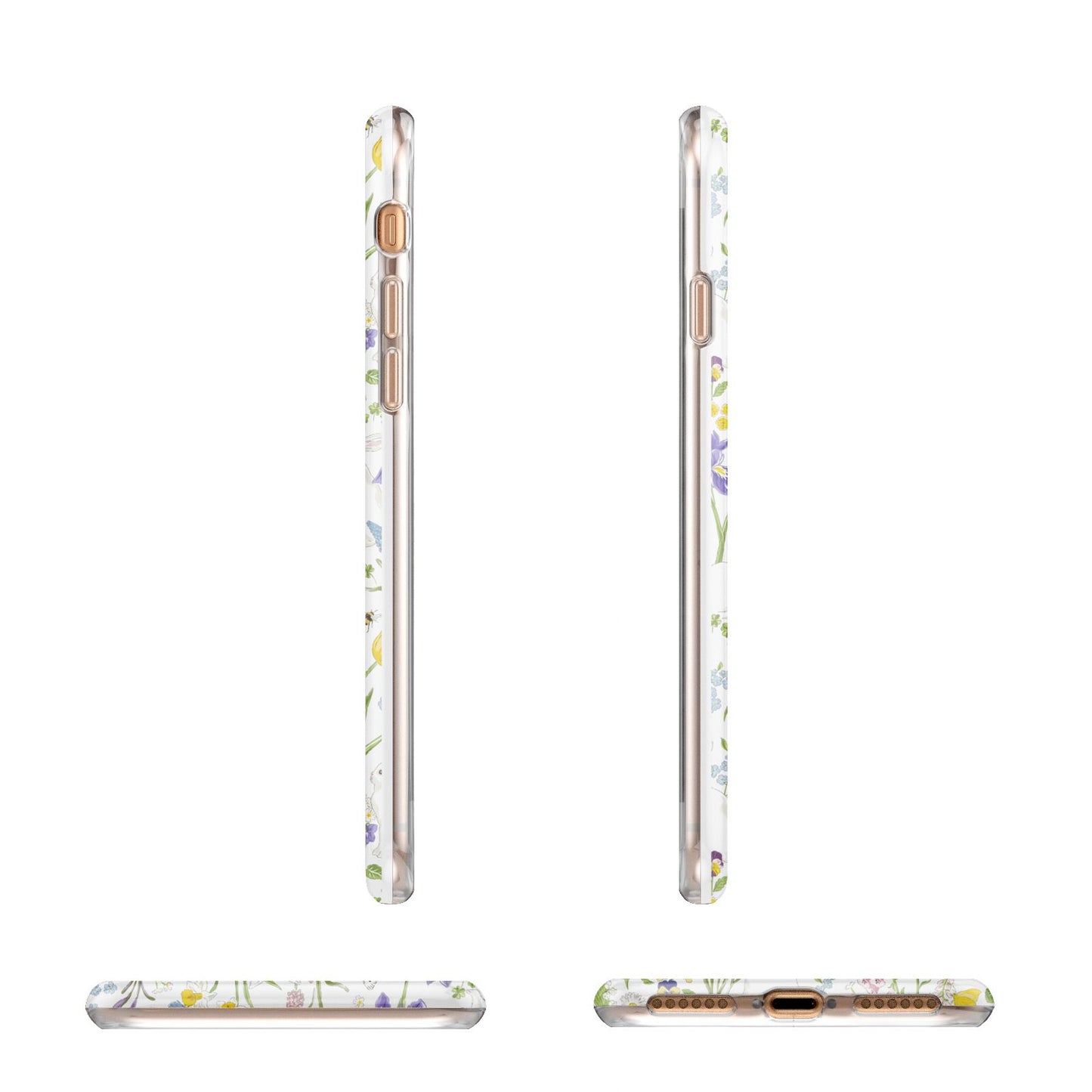 Easter Apple iPhone 7 8 3D Wrap Tough Case Alternative Image Angles