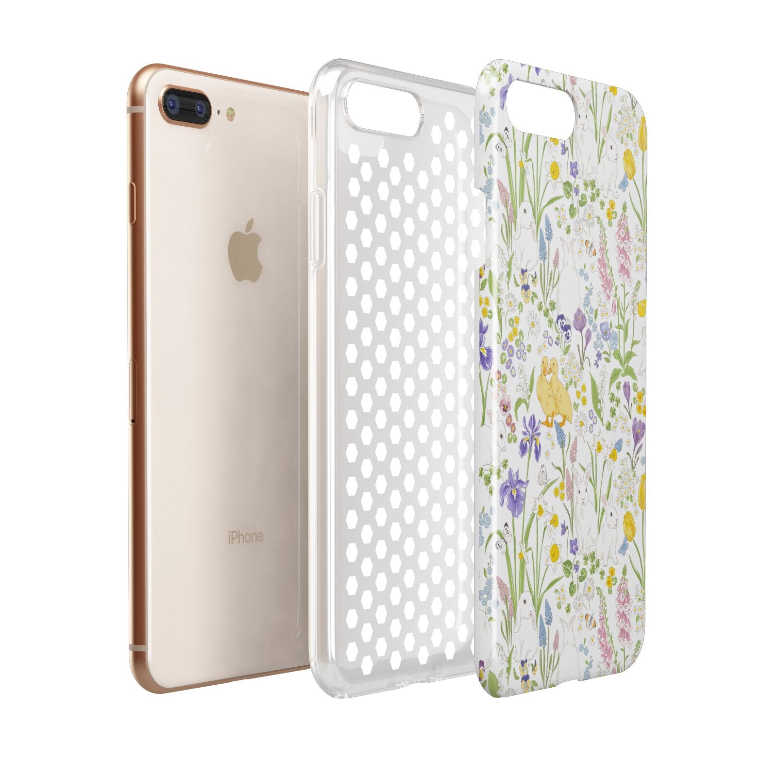 Easter Apple iPhone 7 8 Plus 3D Tough Case Expanded View