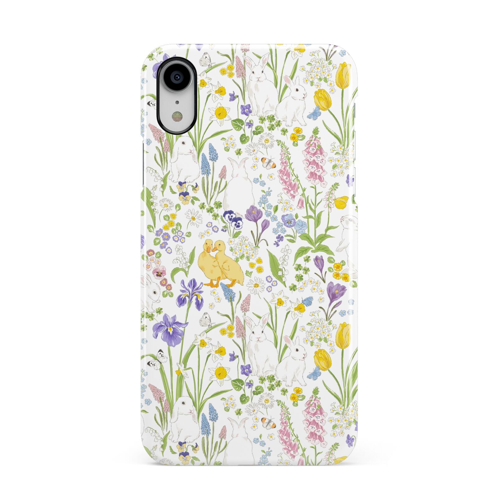 Easter Apple iPhone XR White 3D Snap Case