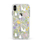 Easter Apple iPhone Xs Max Impact Case White Edge on Silver Phone