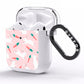Easter Bunny And Carrot AirPods Clear Case Side Image