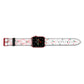 Easter Bunny And Carrot Apple Watch Strap Landscape Image Red Hardware