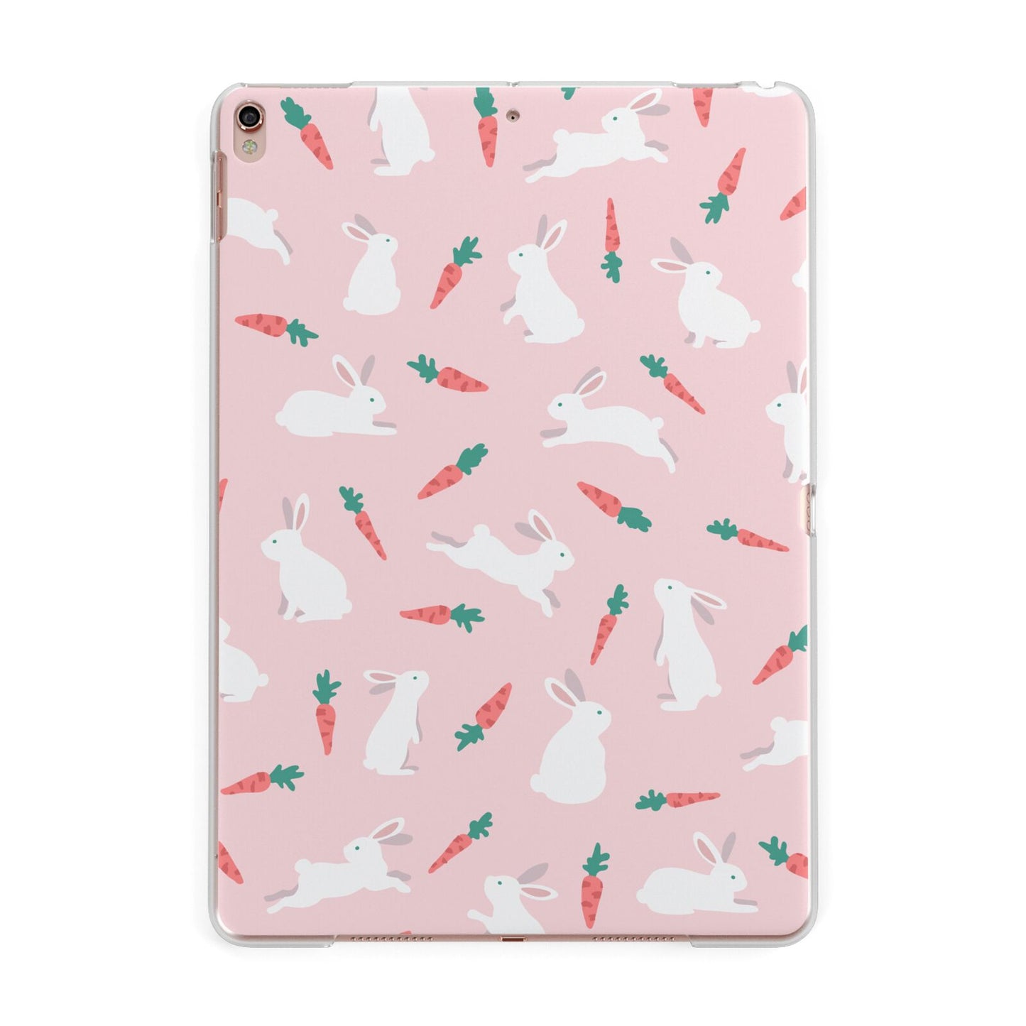Easter Bunny And Carrot Apple iPad Rose Gold Case