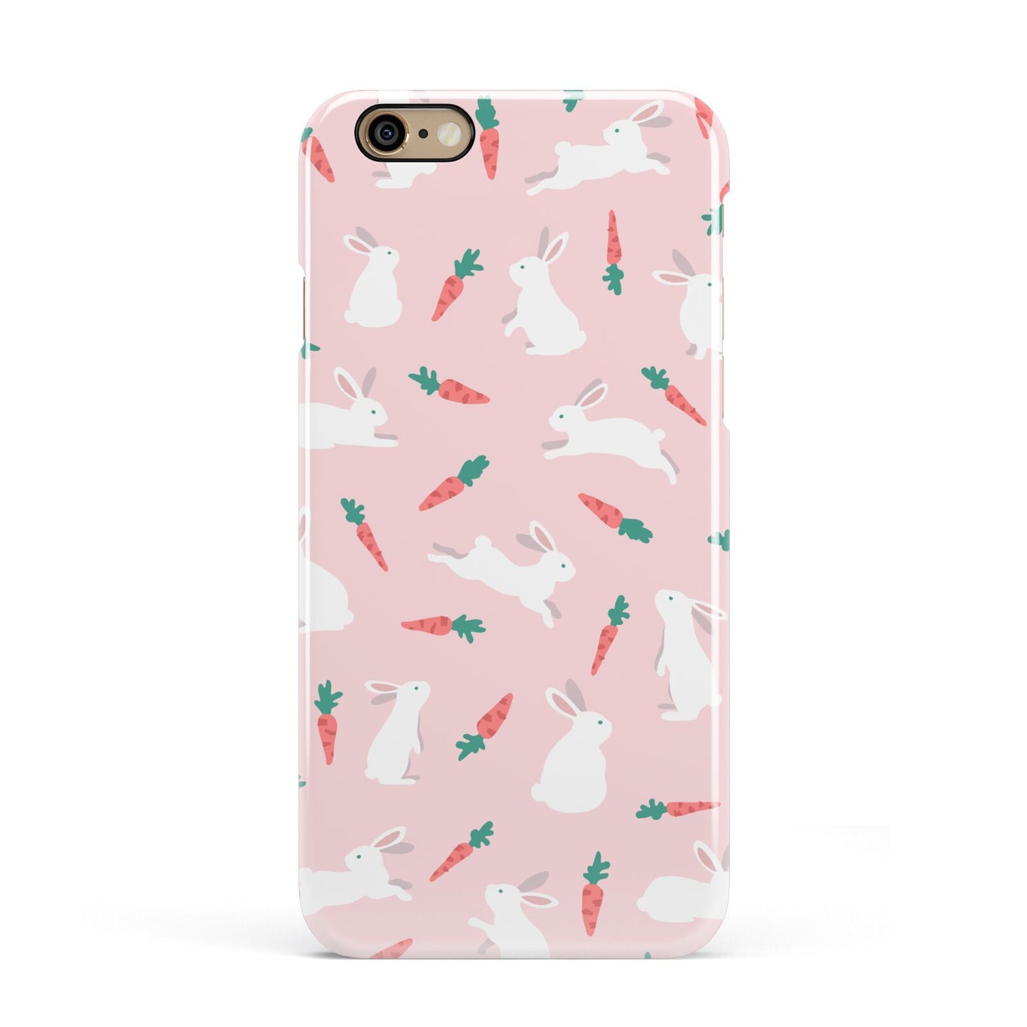 Easter Bunny And Carrot Apple iPhone 6 3D Snap Case