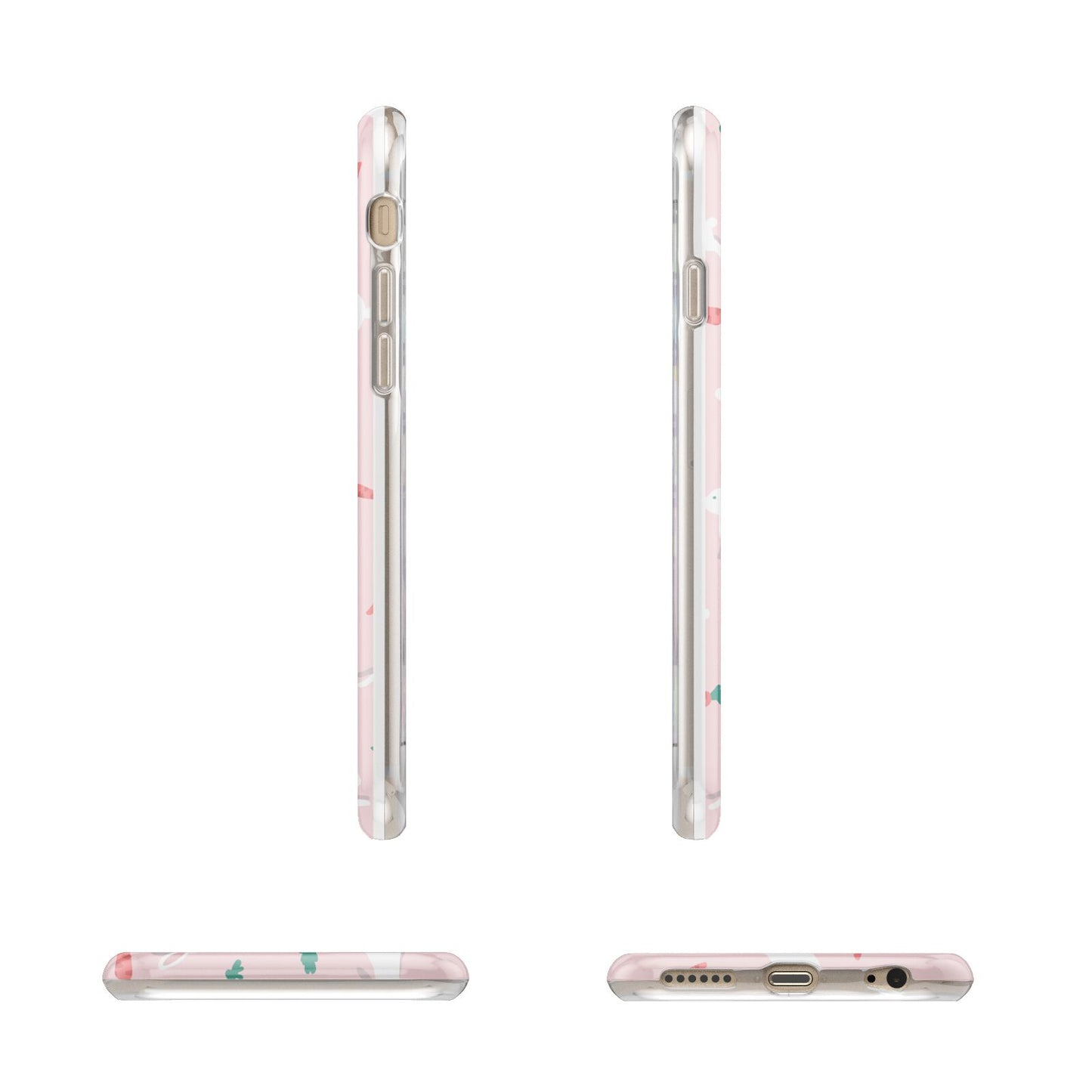 Easter Bunny And Carrot Apple iPhone 6 3D Wrap Tough Case Alternative Image Angles