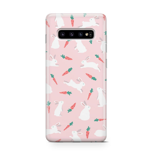 Easter Bunny And Carrot Protective Samsung Galaxy Case