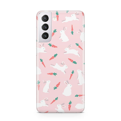 Easter Bunny And Carrot Samsung S21 Case