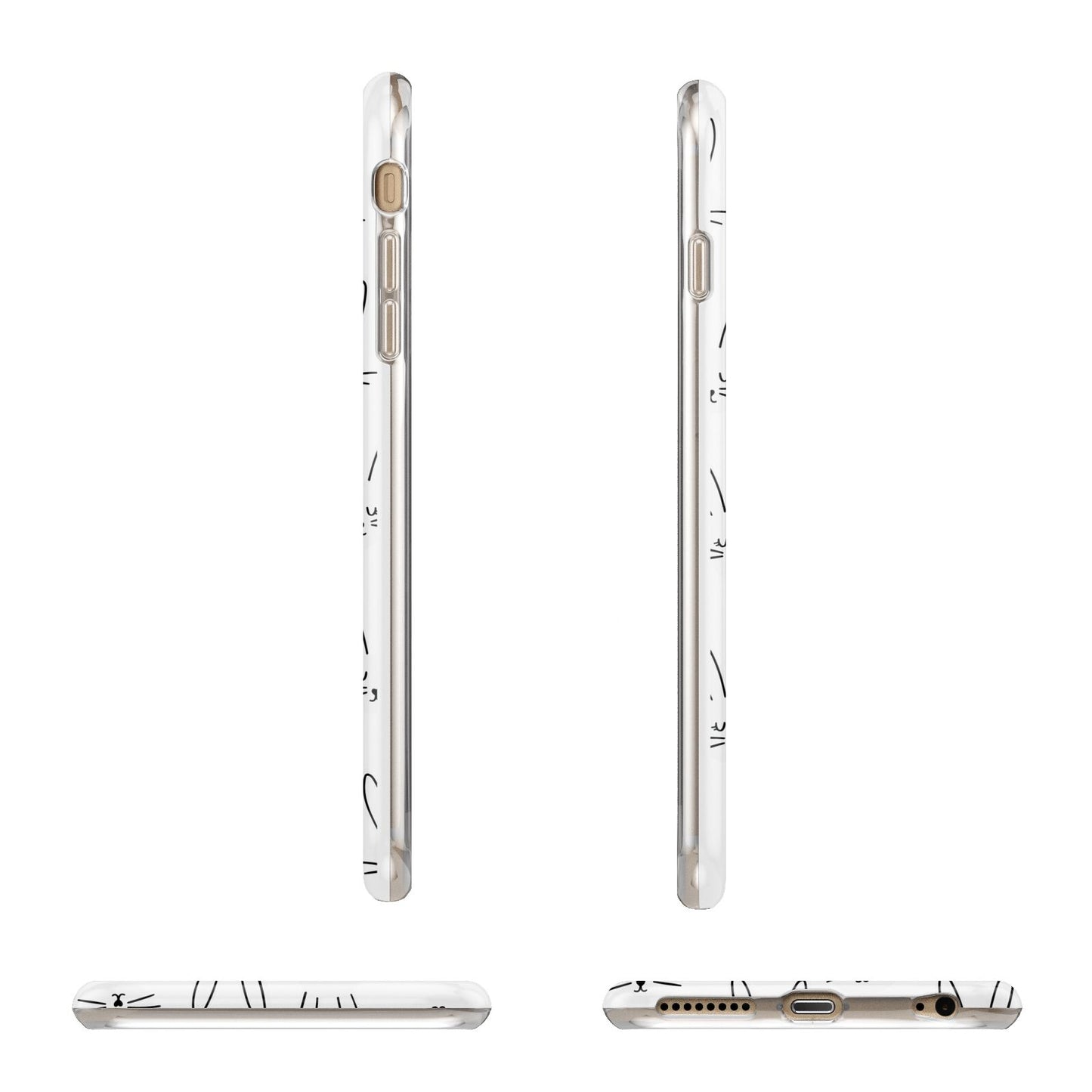 Easter Bunny Apple iPhone 6 Plus 3D Wrap Tough Case Alternative Image Angles