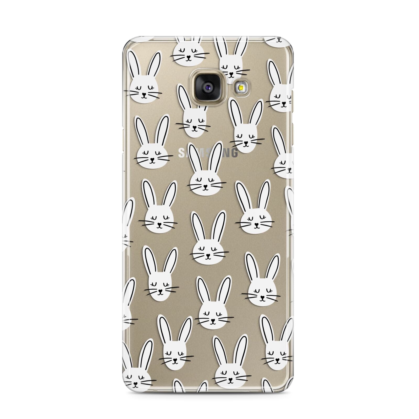Easter Bunny Samsung Galaxy A3 2016 Case on gold phone