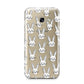 Easter Bunny Samsung Galaxy A3 2017 Case on gold phone