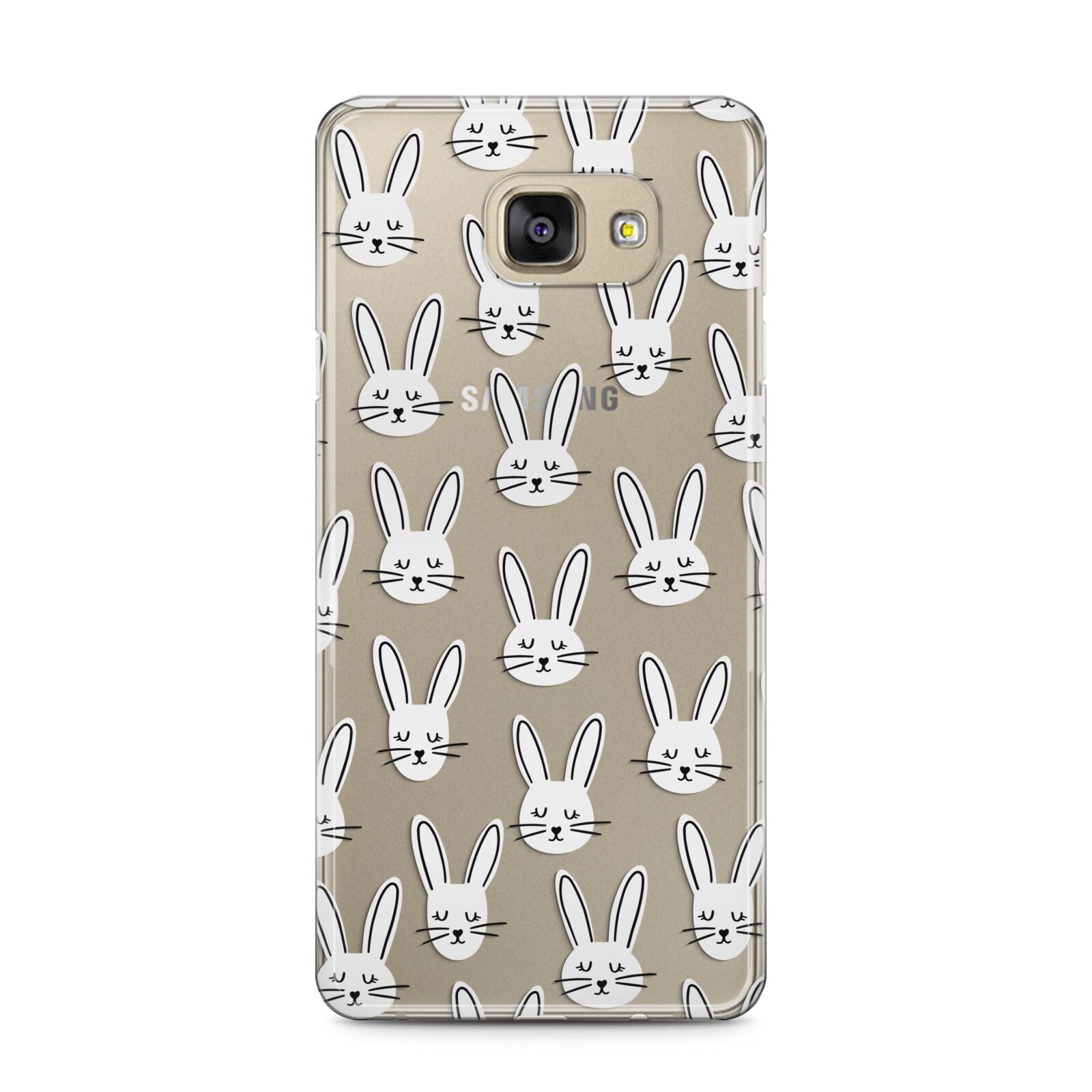Easter Bunny Samsung Galaxy A5 2016 Case on gold phone