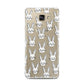 Easter Bunny Samsung Galaxy A7 2016 Case on gold phone