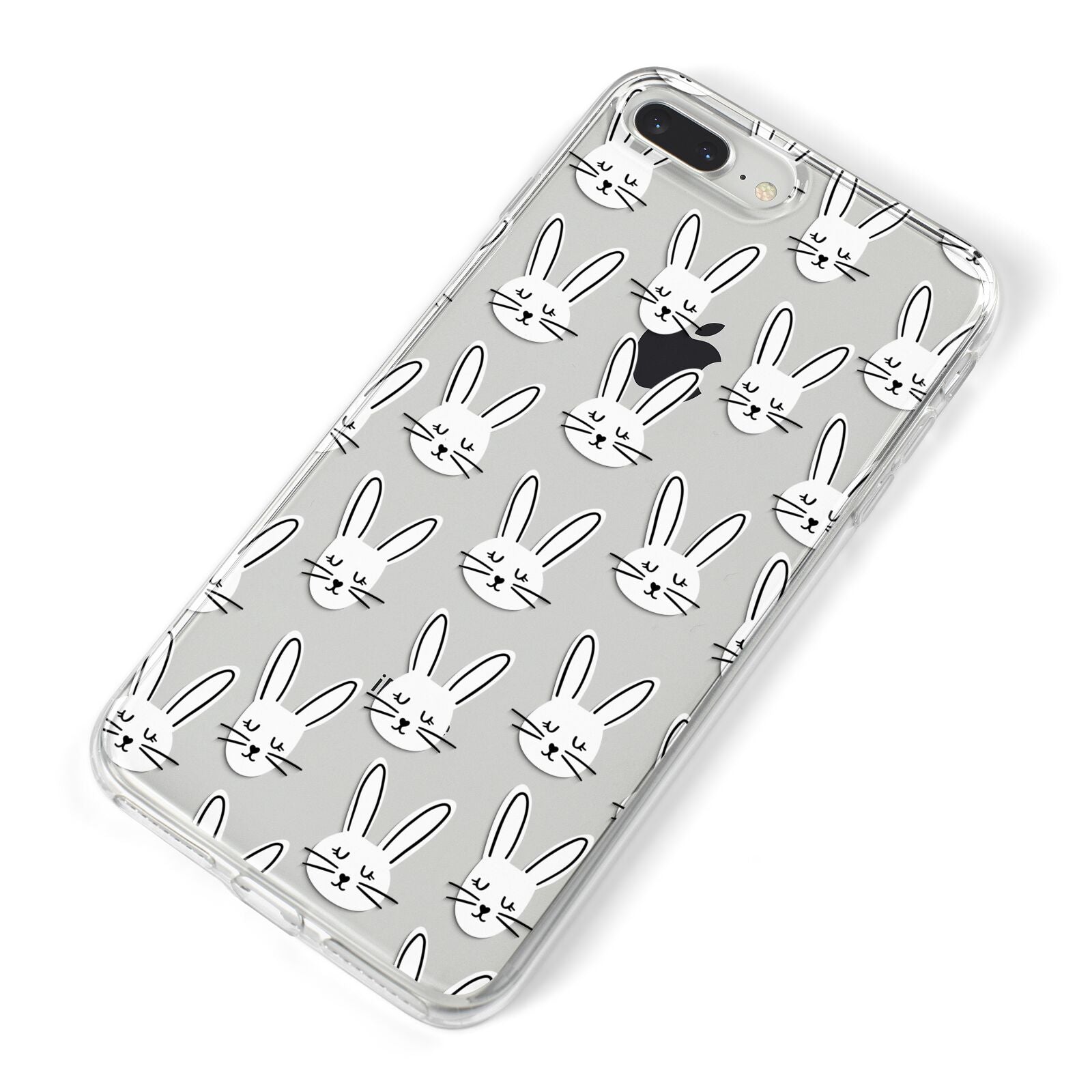 Easter Bunny iPhone 8 Plus Bumper Case on Silver iPhone Alternative Image