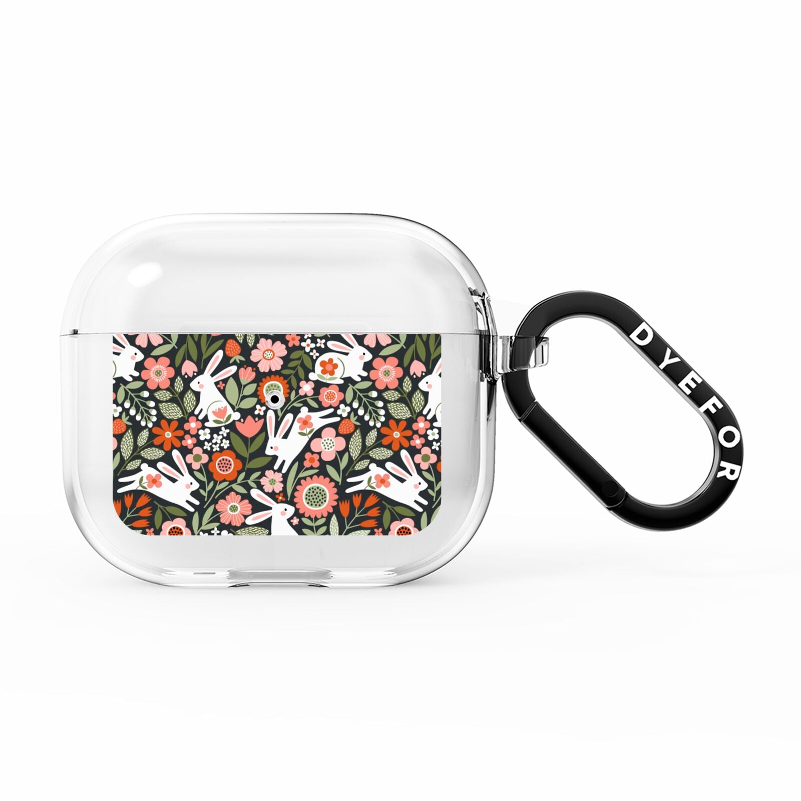 Easter Floral AirPods Clear Case 3rd Gen