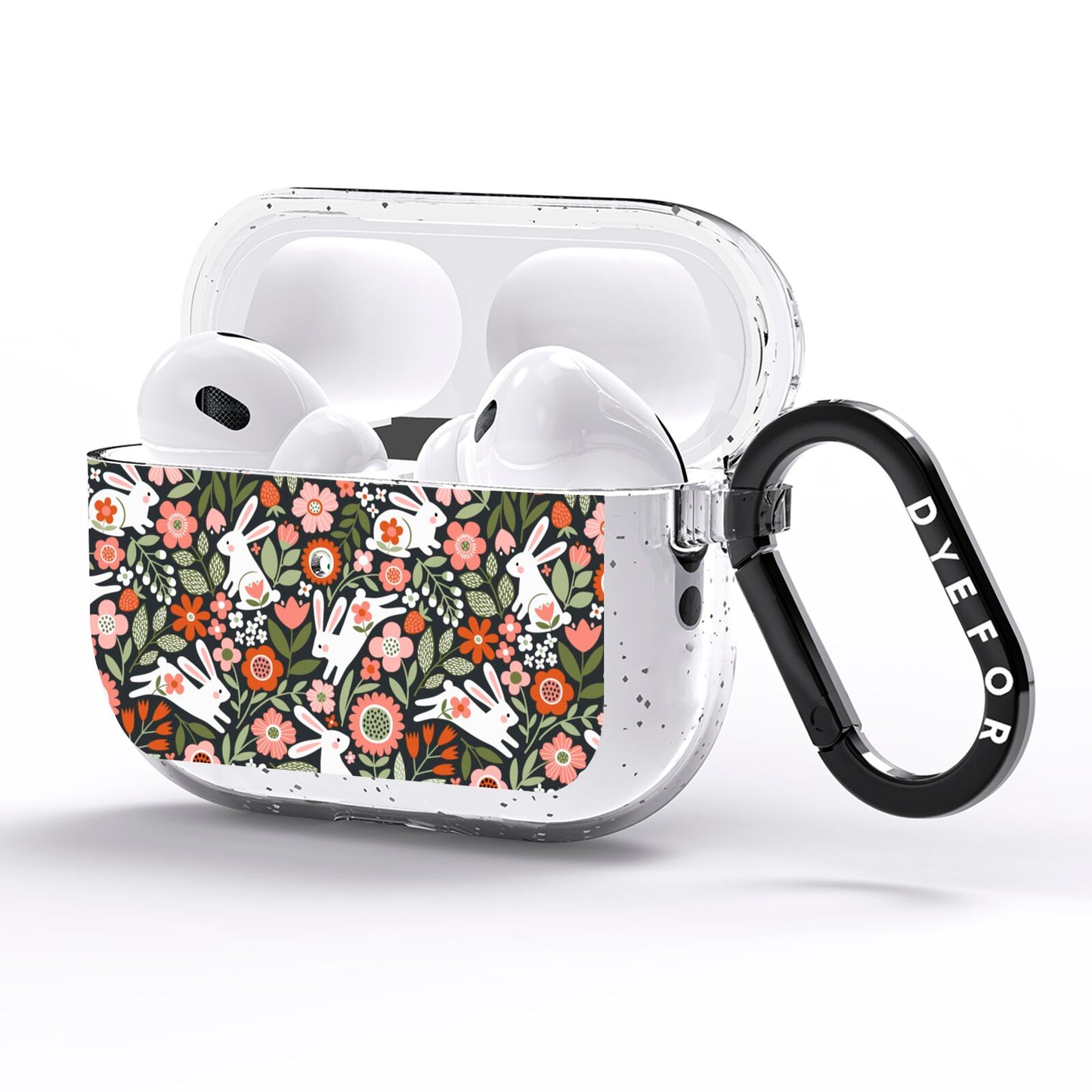 Easter Floral AirPods Pro Glitter Case Side Image