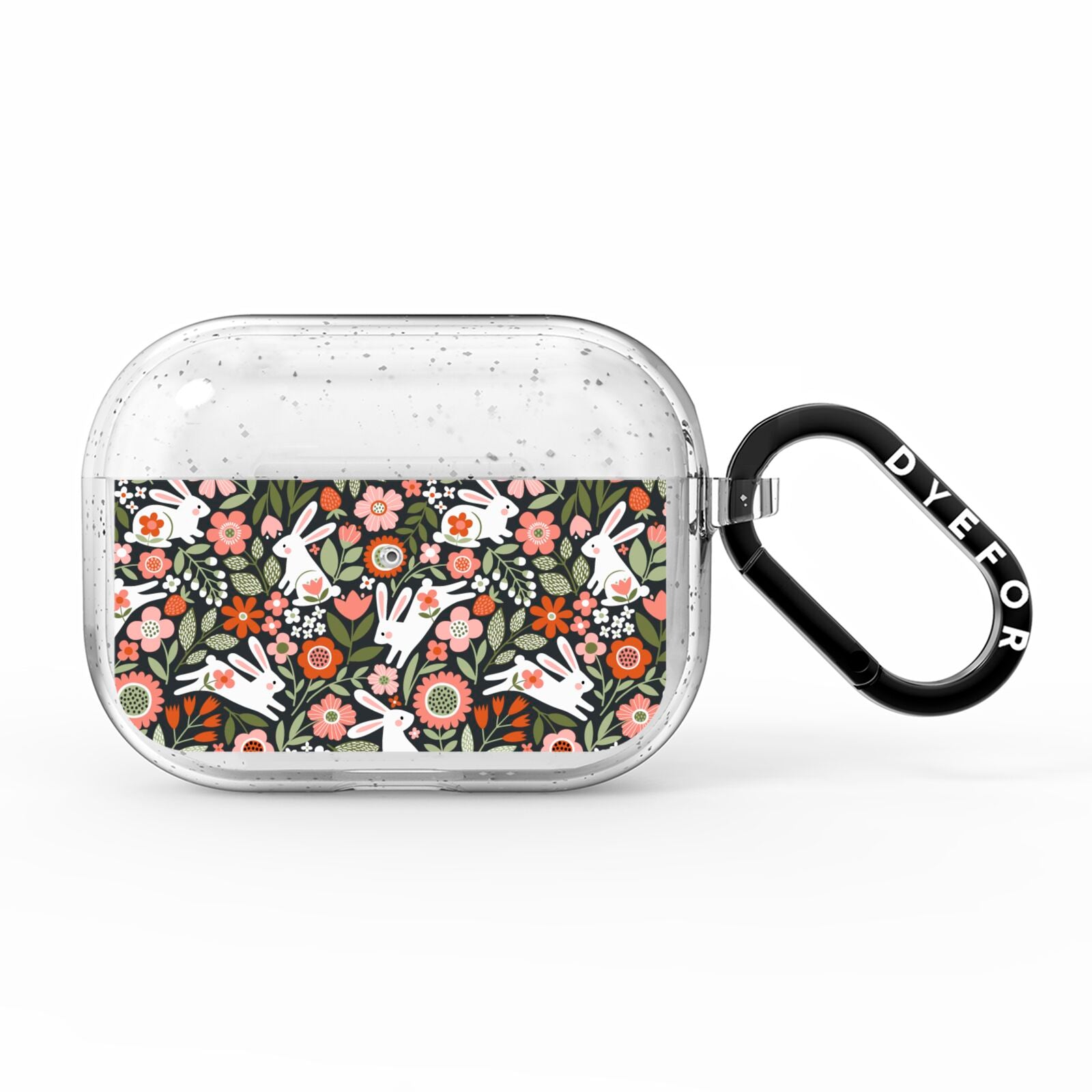 Easter Floral AirPods Pro Glitter Case