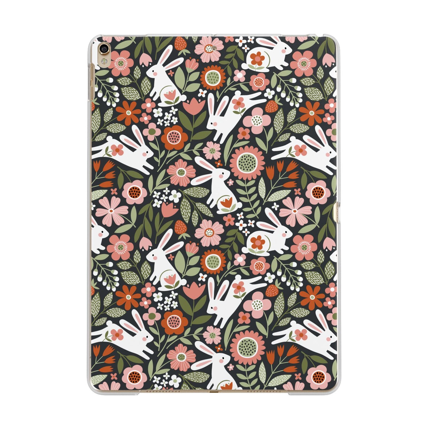Easter Floral Apple iPad Gold Case