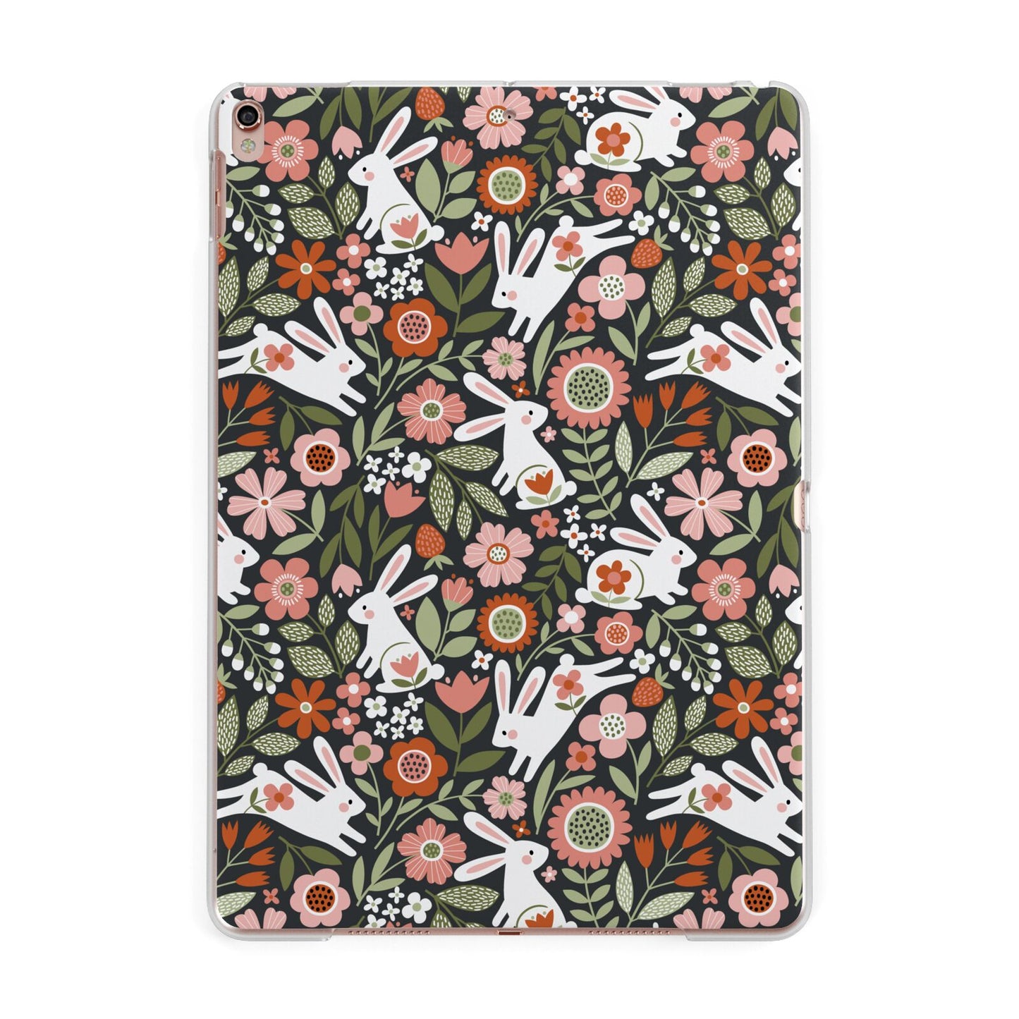 Easter Floral Apple iPad Rose Gold Case