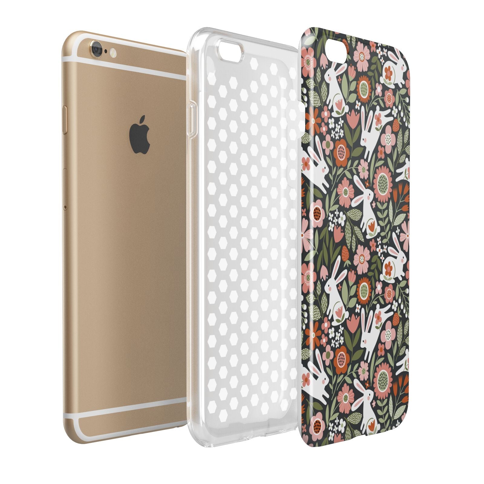 Easter Floral Apple iPhone 6 Plus 3D Tough Case Expand Detail Image
