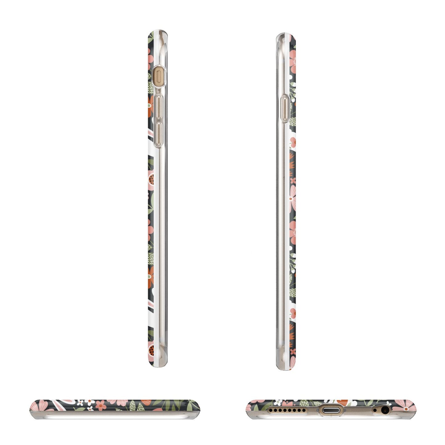 Easter Floral Apple iPhone 6 Plus 3D Wrap Tough Case Alternative Image Angles